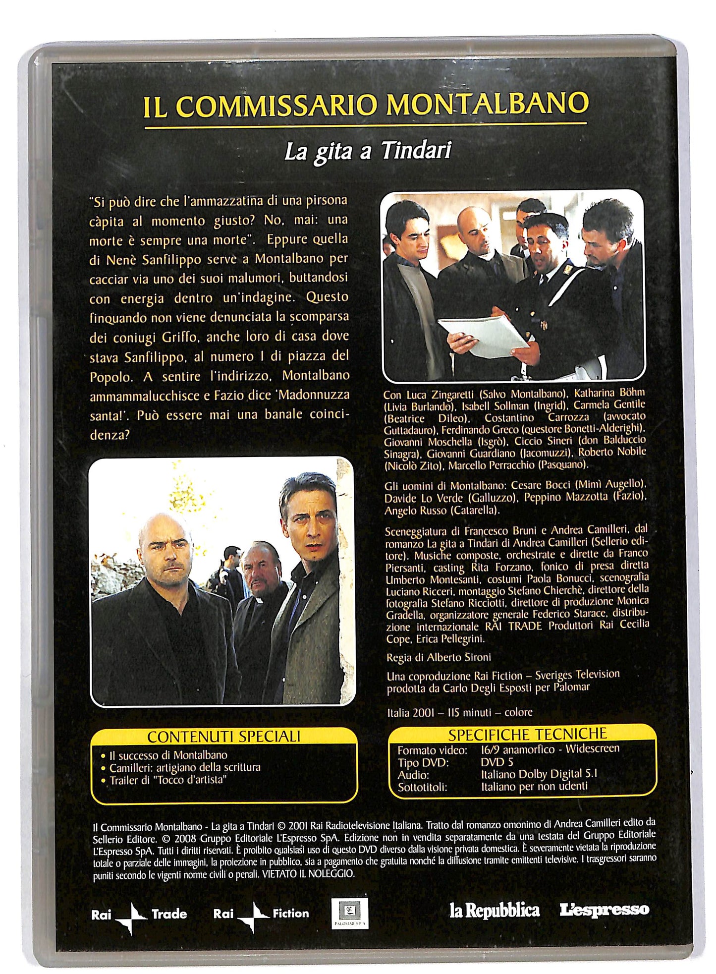 EBOND Il commissario Montalbano 5 - La gita a Tindari EDITORIALE DVD DB553640