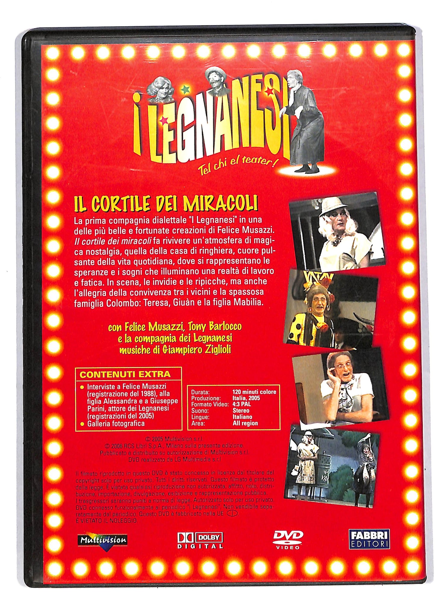 EBOND I Legnanesi - Il cortile dei miracoli EDITORIALE DVD DB553654