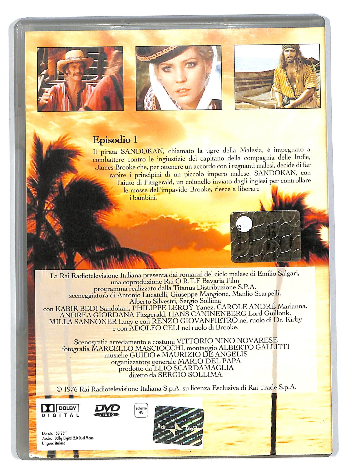 EBOND Sandokan - Episodio 1 EDITORIALE DVD DB553838