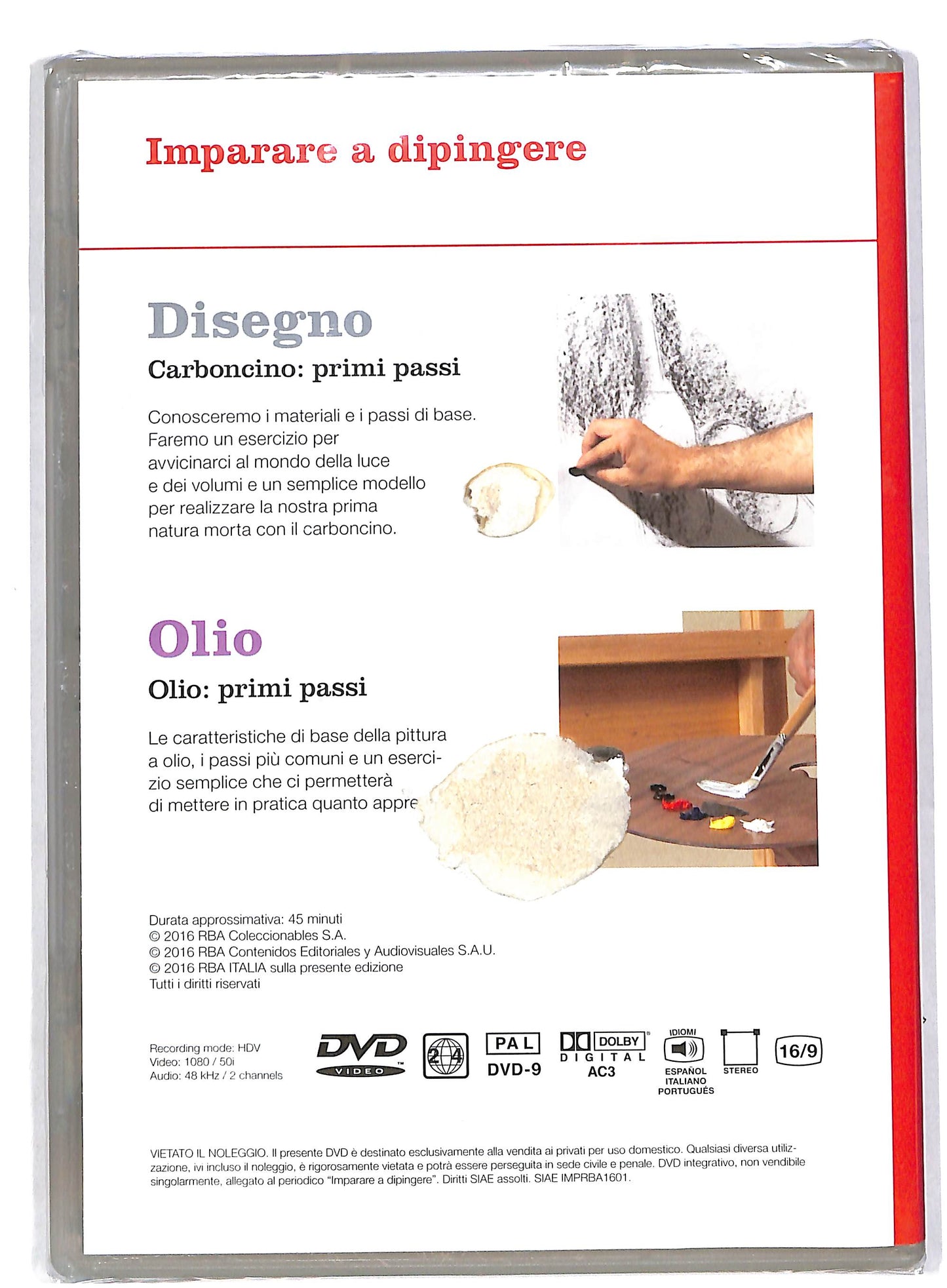 EBOND Imparare a dipingere volume 1 - disegno e olio EDITORIALE DVD DB554101