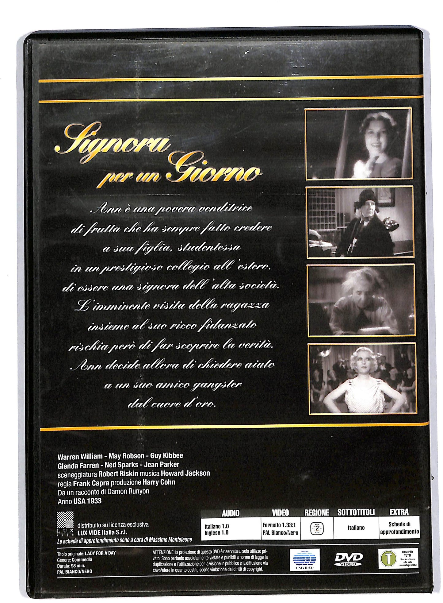 EBOND Signora Per Un Giorno EDITORIALE DVD DB554116