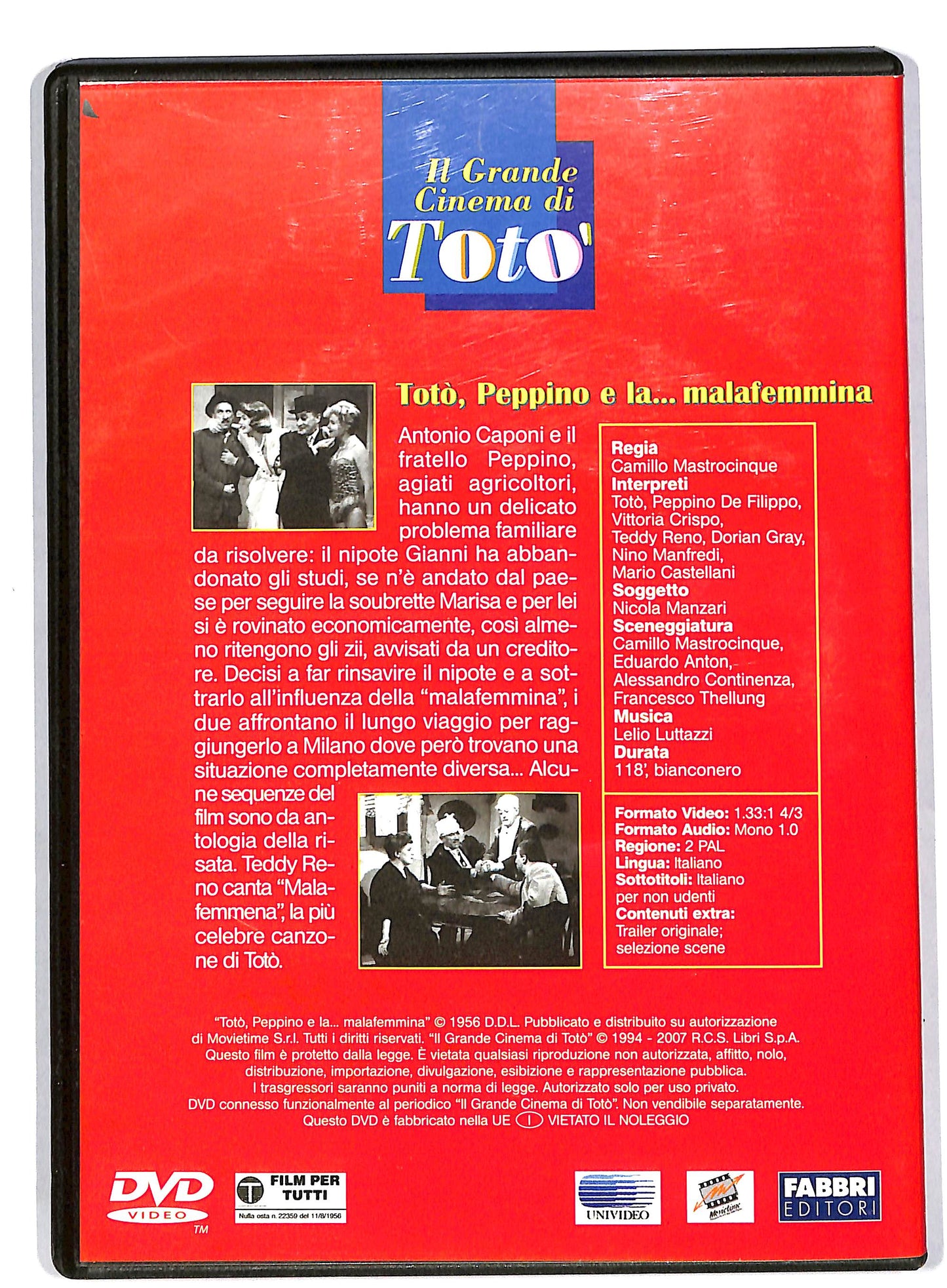 EBOND Toto, Peppino e la... malafemmina EDITORIALE DVD DB554142
