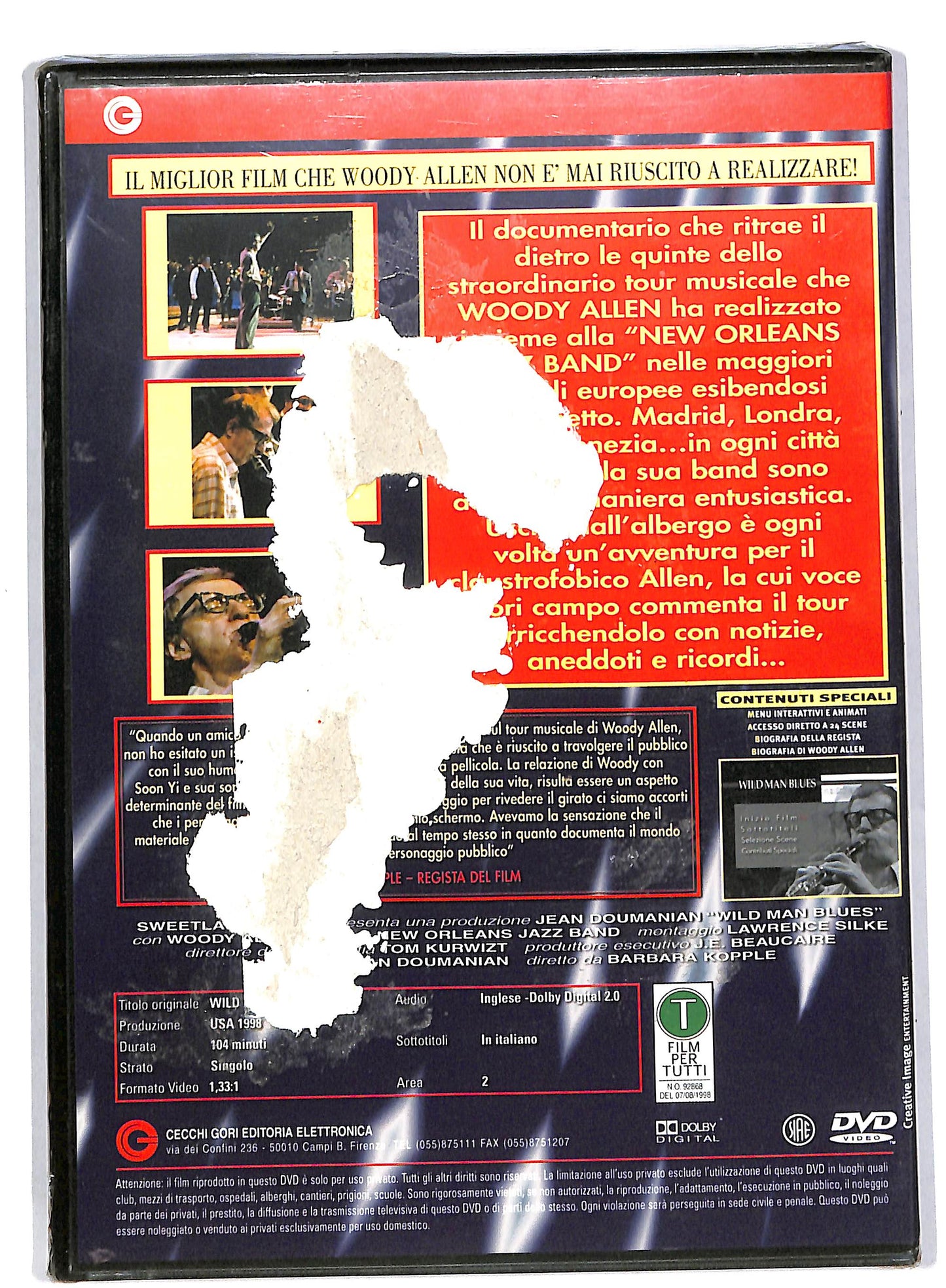 EBOND Wild Man Blues EDITORIALE DVD DB554145
