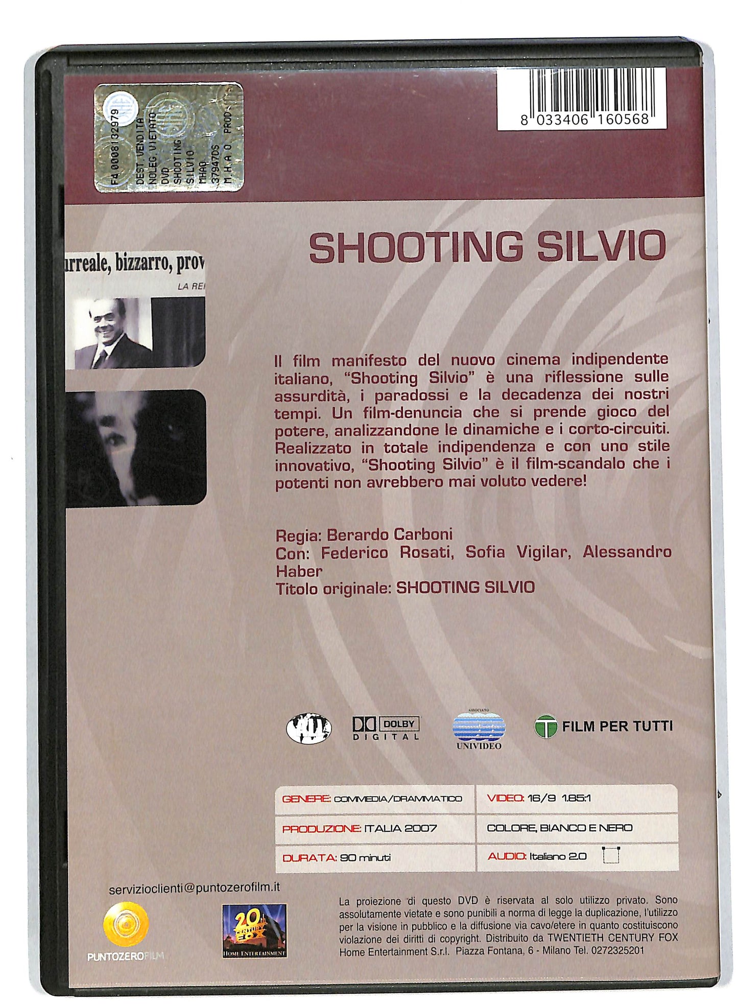 EBOND Shooting Silvio DVD DB554161