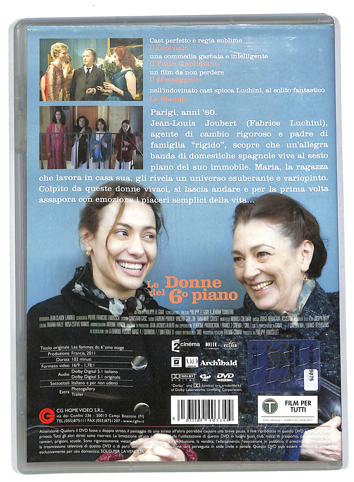 EBOND Le donne del 6° piano DVD DB554605