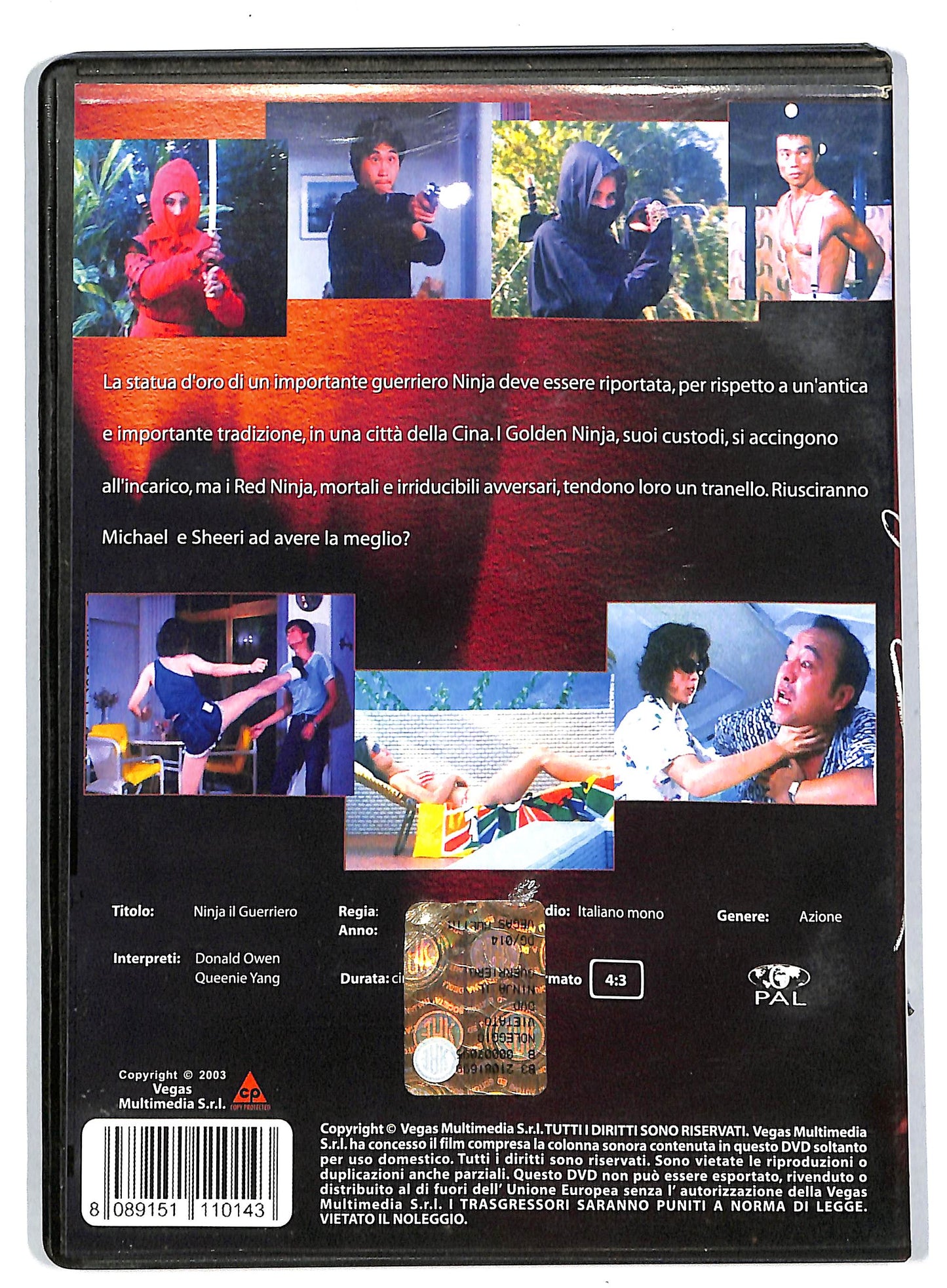 EBOND Ninja il guerriero DVD DB554629