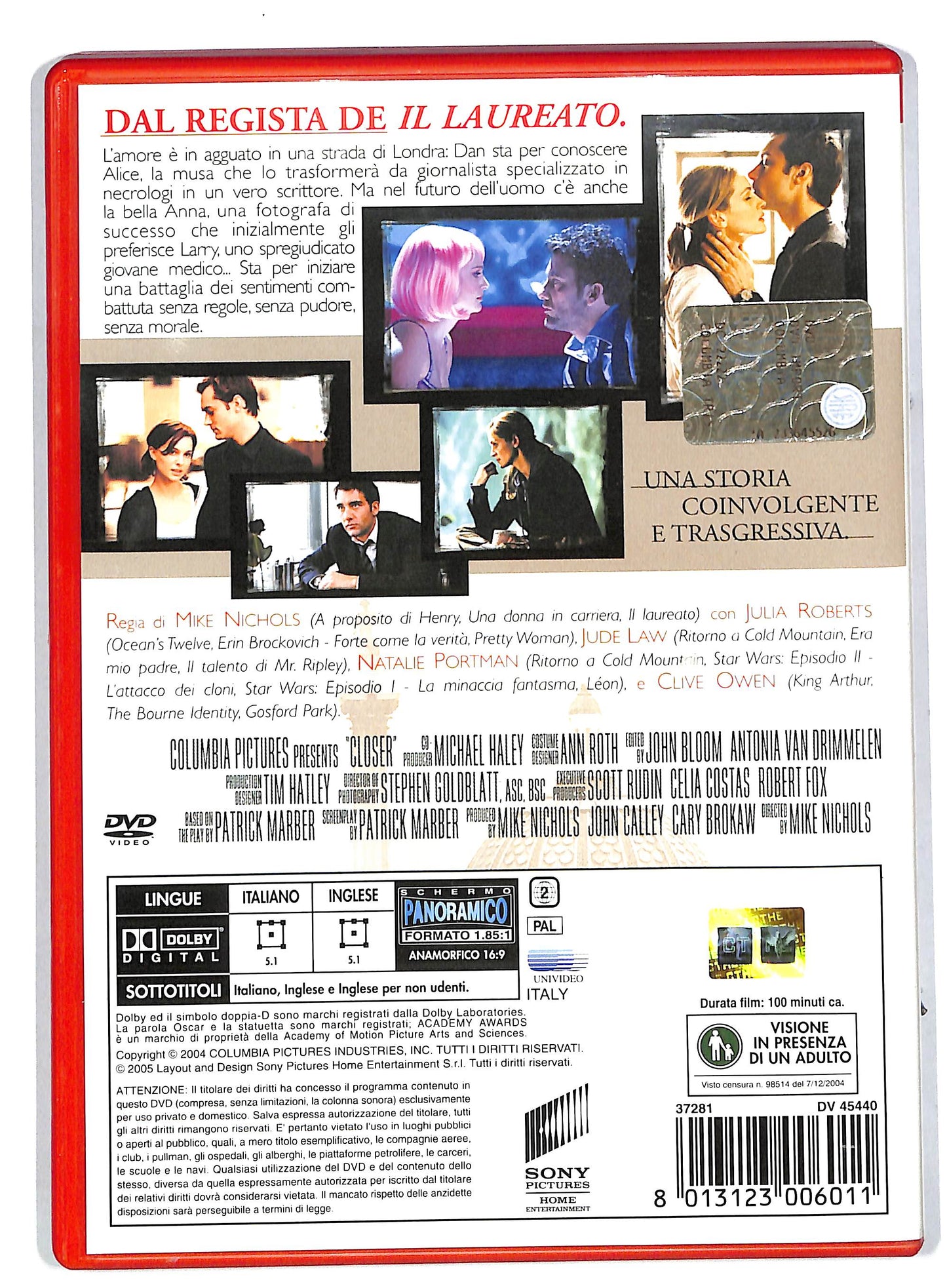 EBOND Closer NOLEGGIO DVD DB554635