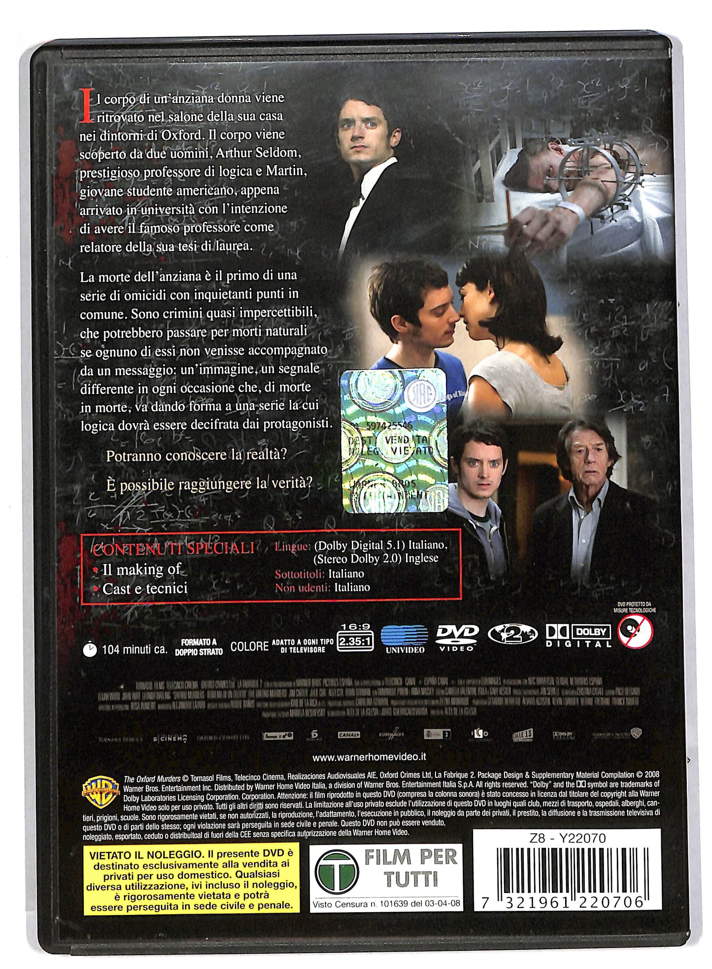 EBOND Oxford Murders - Teorema Di Un Delitto DVD DB555108
