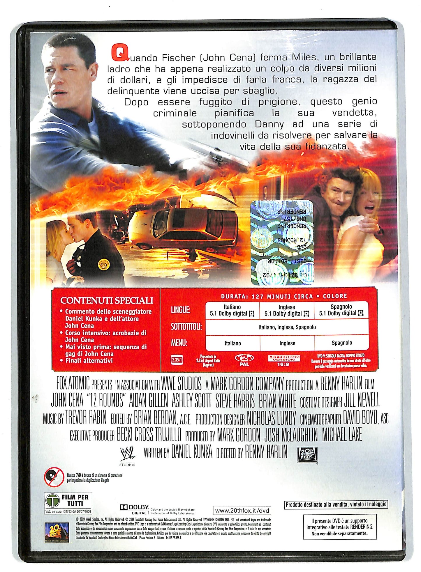 EBOND John Cena - 12 Round Unrated EDITORIALE DVD DB555460