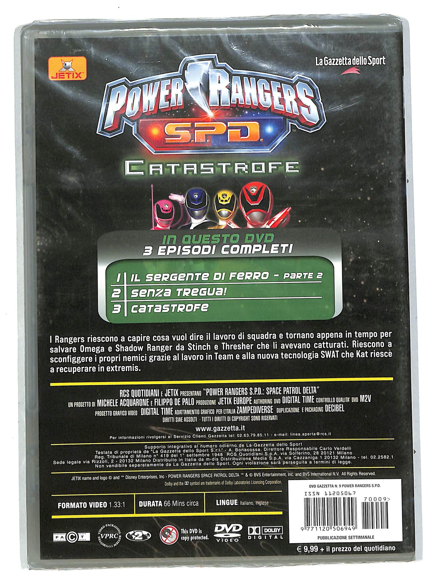 EBOND Power ranger s.p.d. eps 27 - 29 EDITORIALE DVD DB555464