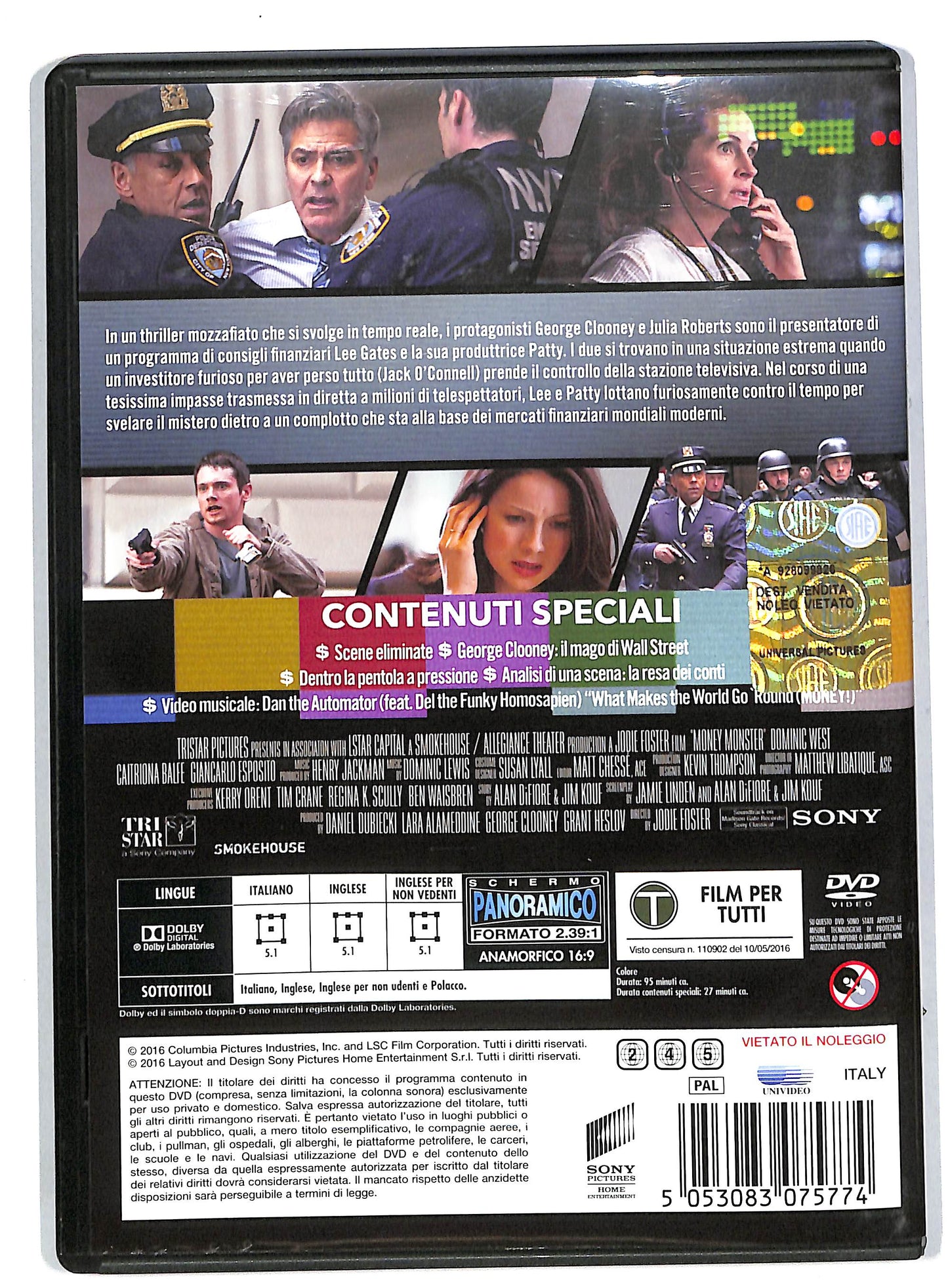 EBOND Money Monster - L'altra Faccia del Denaro DVD DB555608