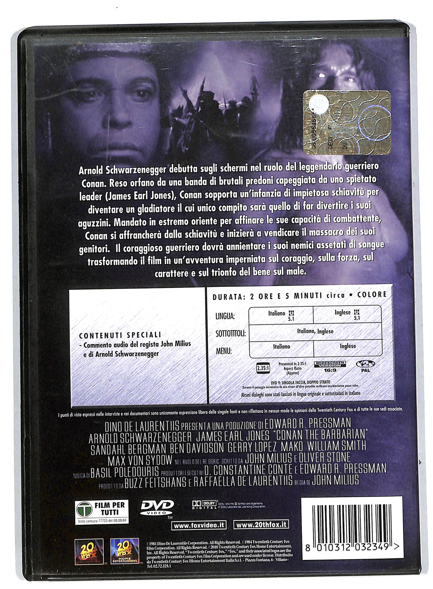 EBOND Conan il barbaro EDIZIONE SPECIALE DVD DB555609