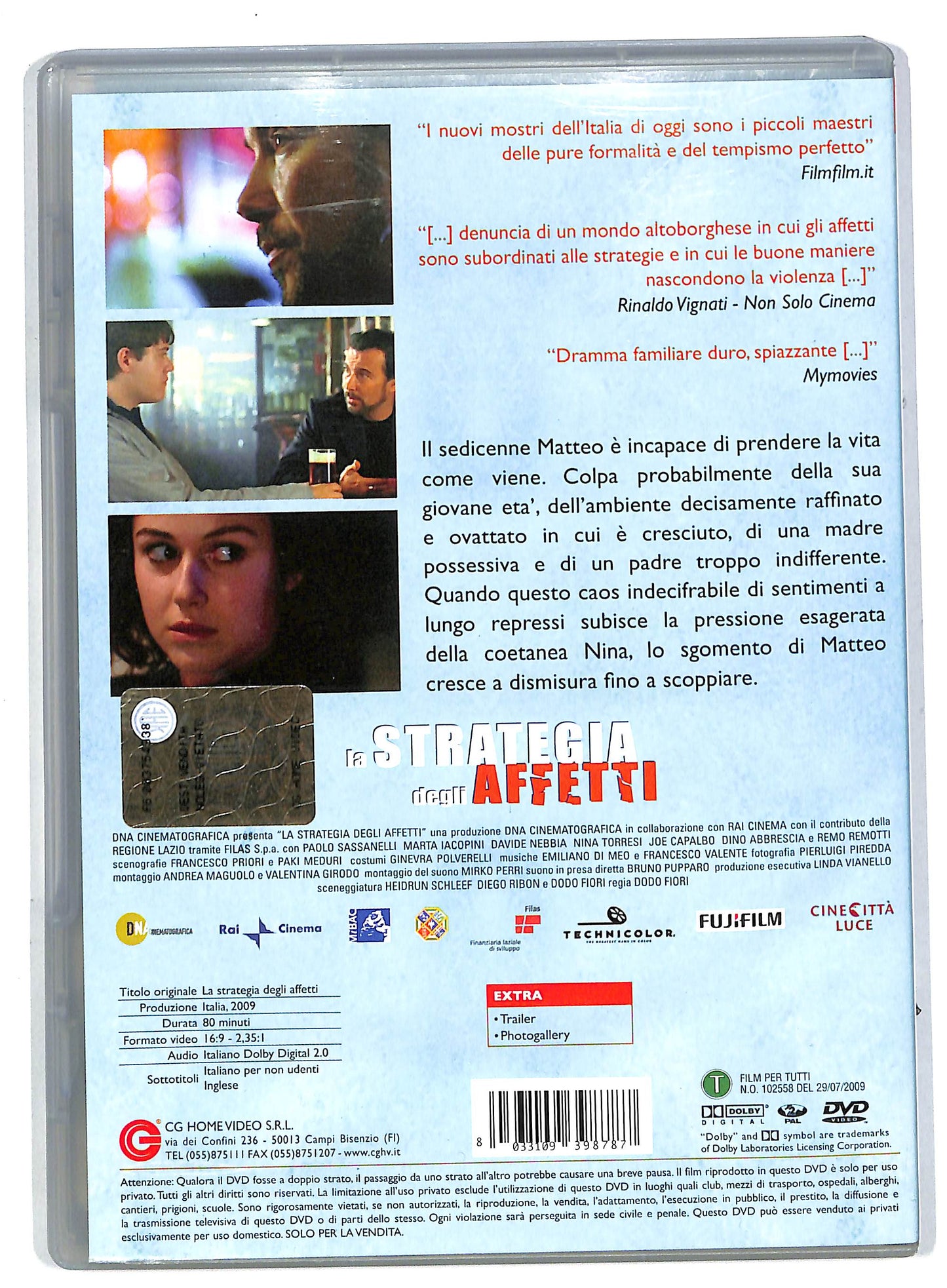 EBOND La strategia degli affetti DVD DB555651