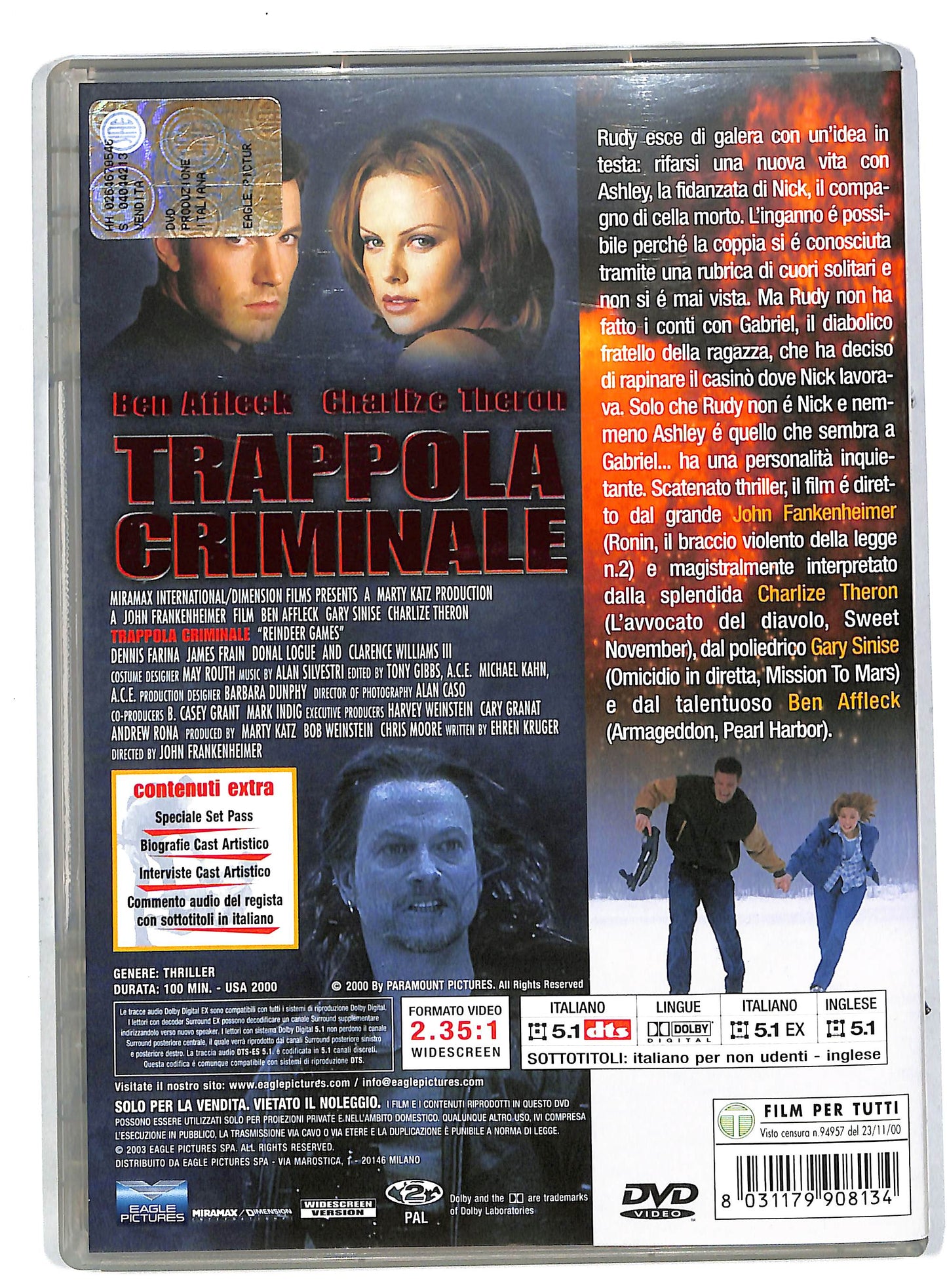 EBOND Trappola Criminale DVD DB555657