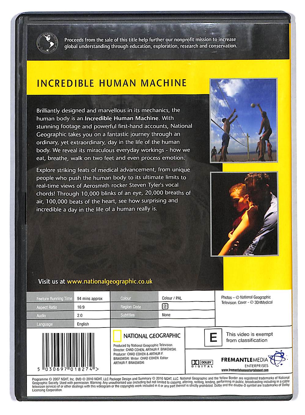 EBOND Incredible Human Machine DVD DB556022