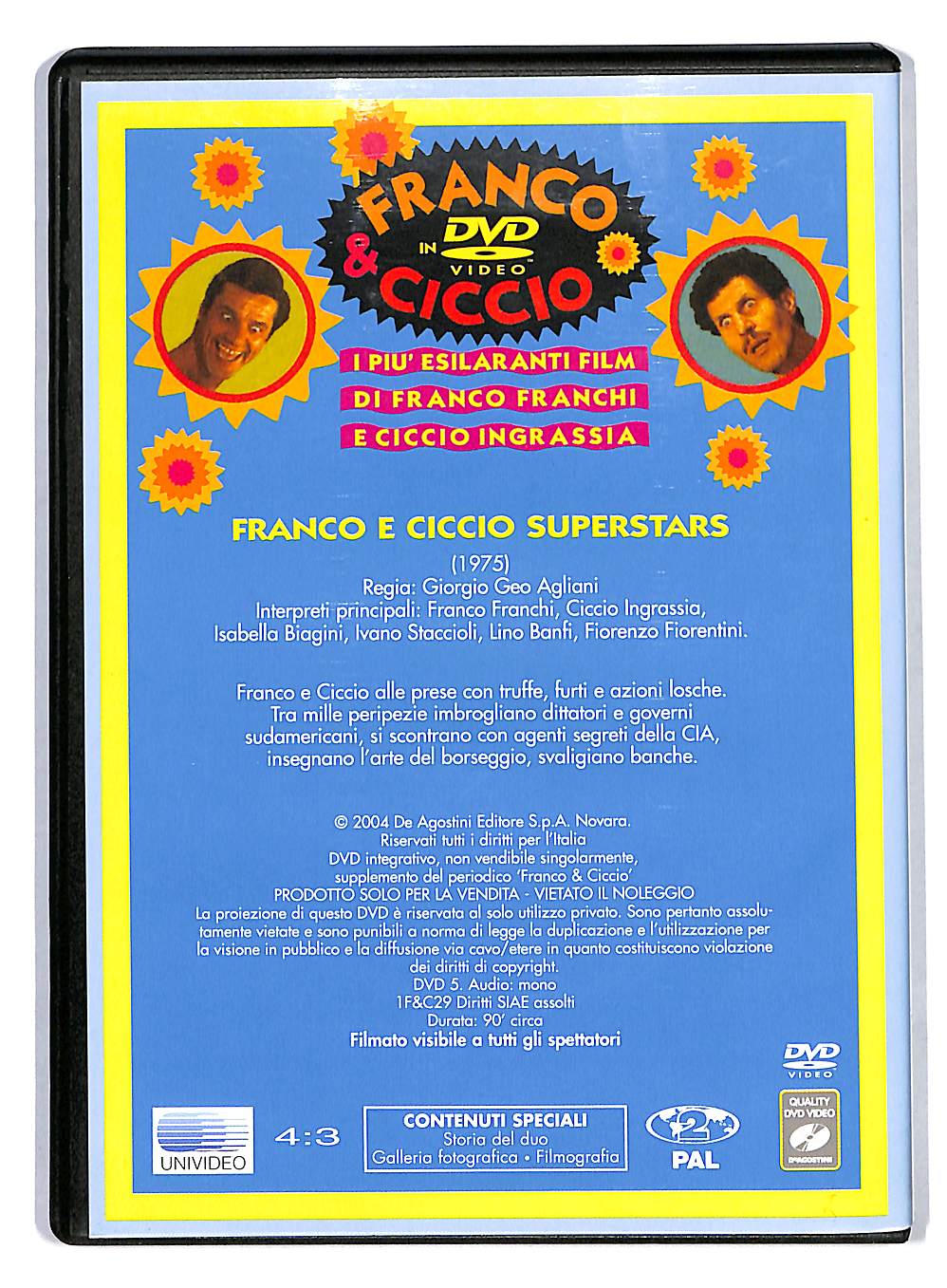 EBOND Franco e Ciccio Superstars Editoriale DVD DB556025