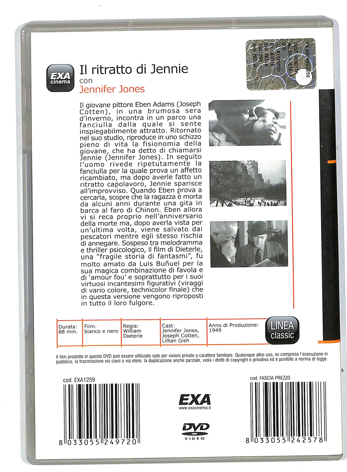 EBOND Il ritratto di Jennie EDITORIALE DVD DB556940