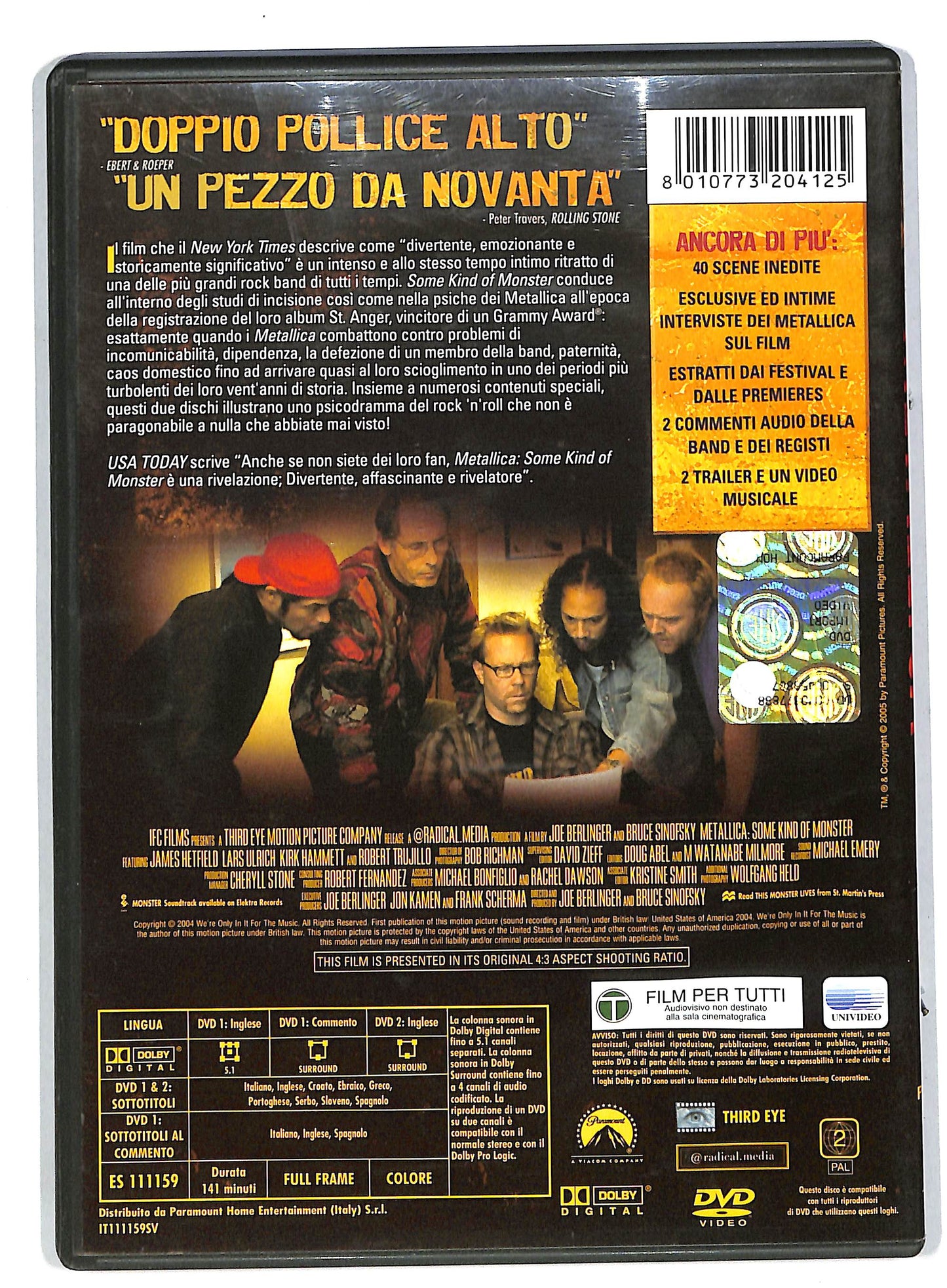 EBOND Metallica - Some Kind Of Monster DVD DB556948