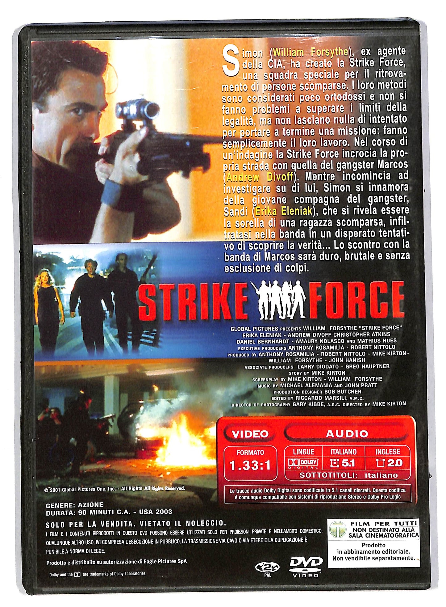 EBOND Strike Force EDITORIALE DVD DB557143