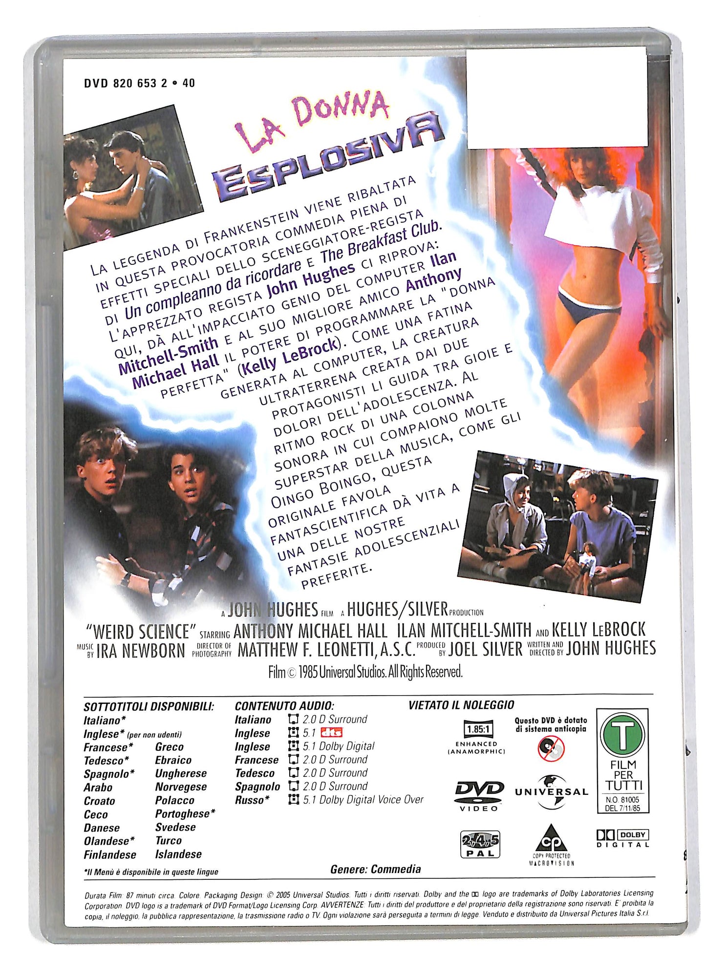 EBOND La donna esplosiva - weird science DVD DB557158