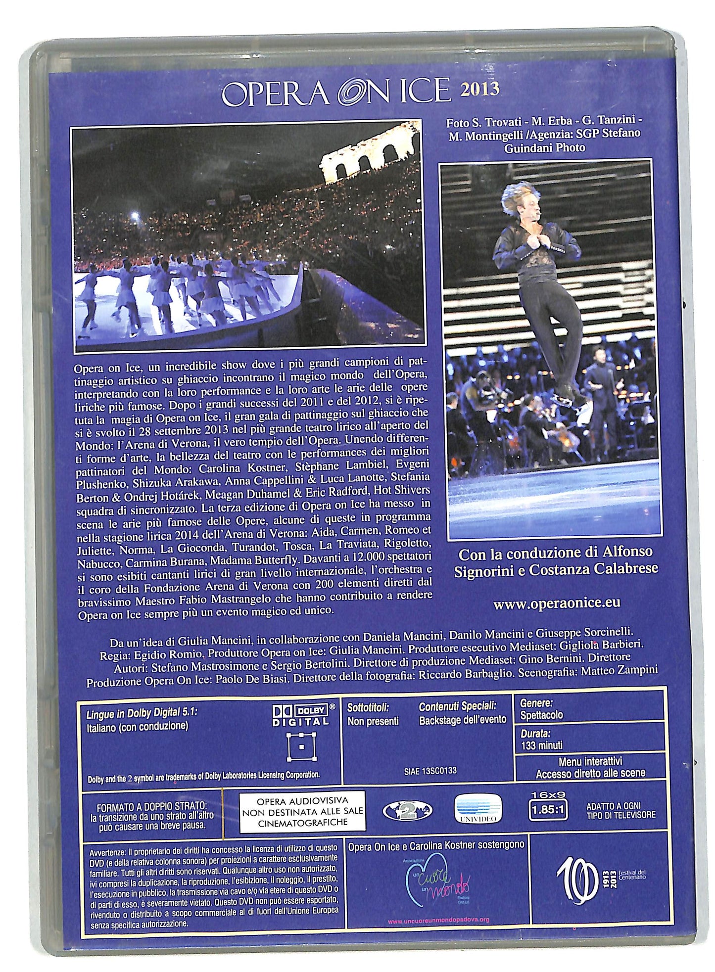 EBOND Opera on ice 2013 Carolina Kostner EDITORIALE DVD DB557836