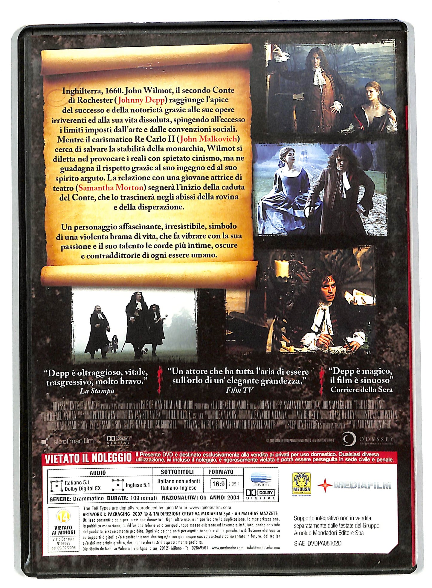 EBOND The Libertine EDITORIALE DVD DB557843