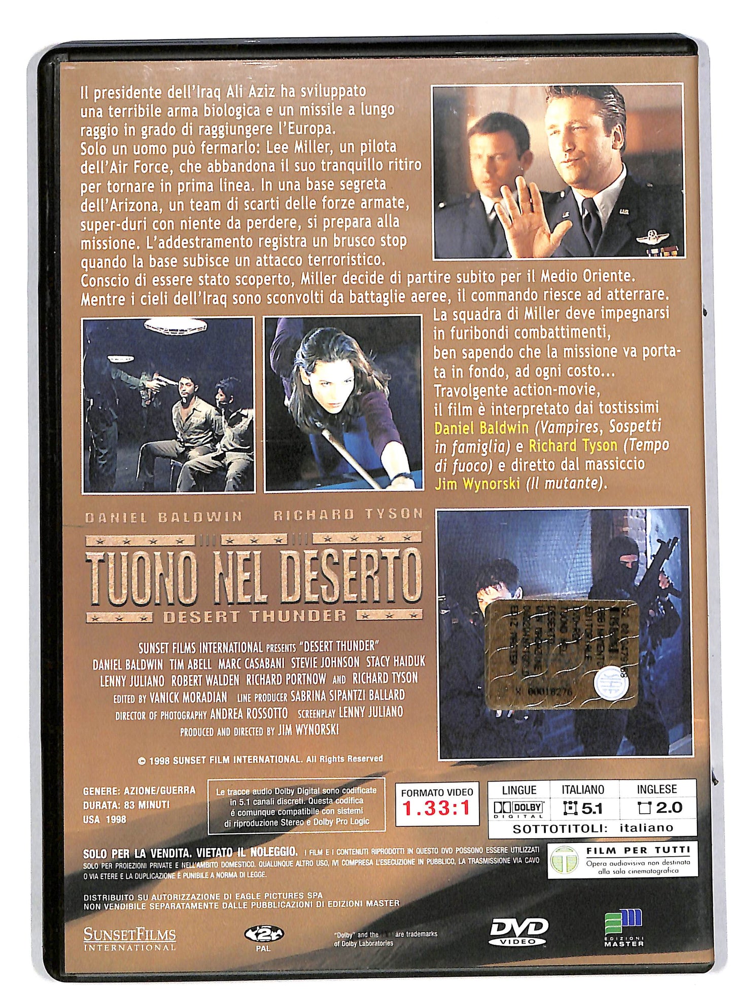 EBOND Tuono Nel Deserto EDITORIALE DVD DB557867