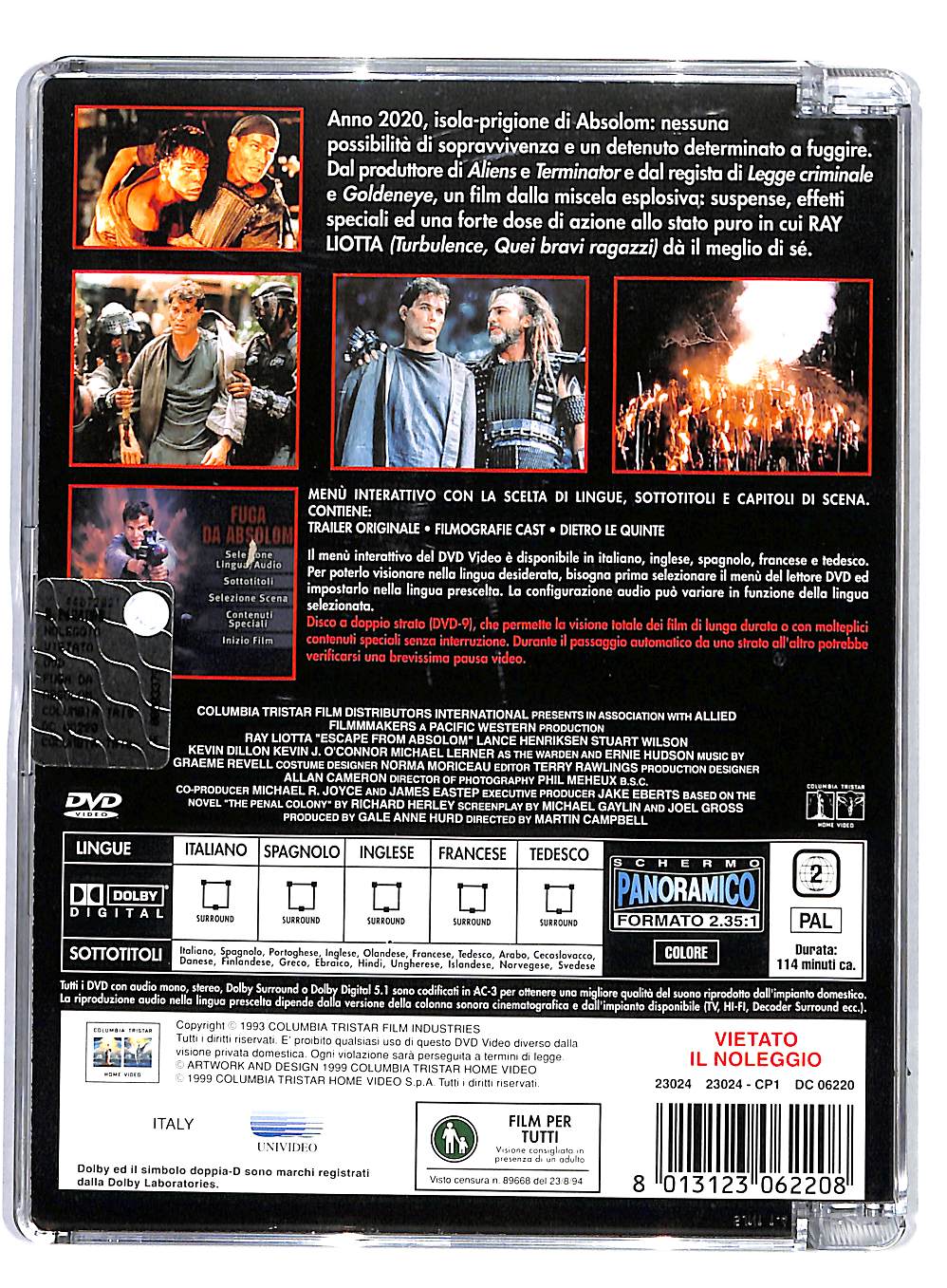 EBOND Fuga Da Absolom Con Ray Liotta DVD SJB DB558129