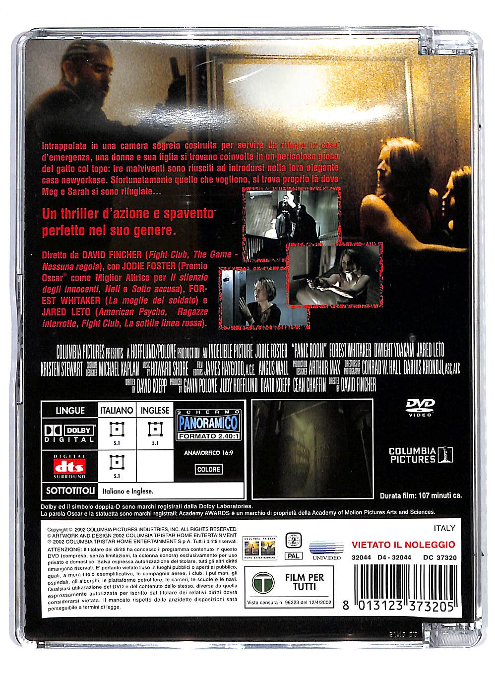 EBOND panic room - SJB DVD DB558134