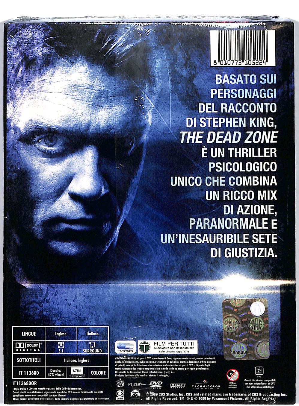 EBOND The Dead Zone La Quinta Stagione Completa DIGIPACK DVD DB558410