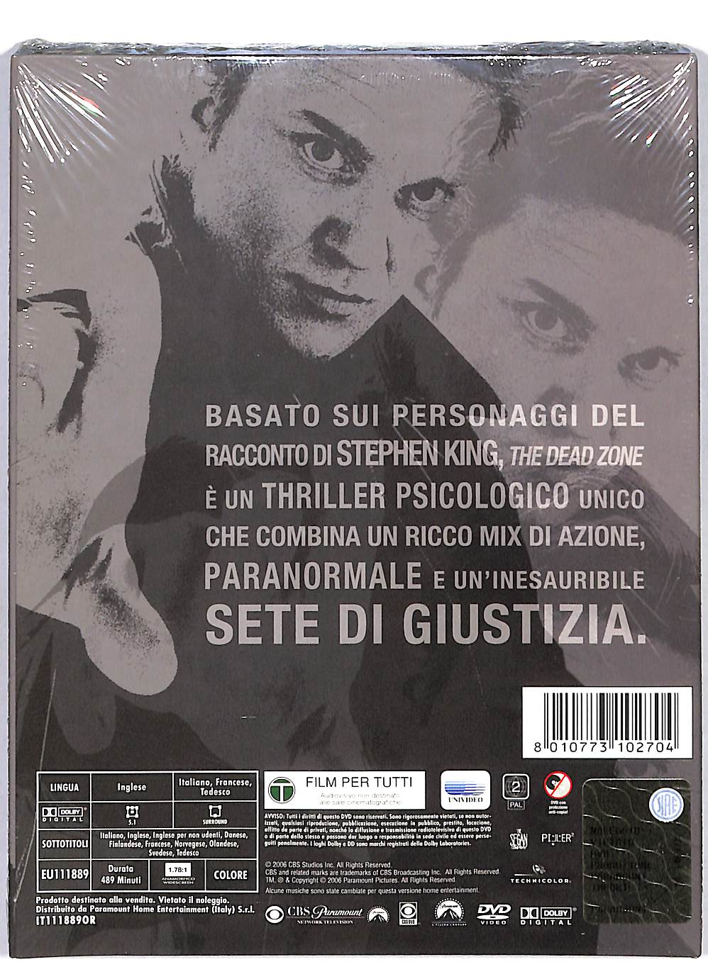 EBOND the dead zone - la terza stagione completa DIGIPACK DVD DB558412