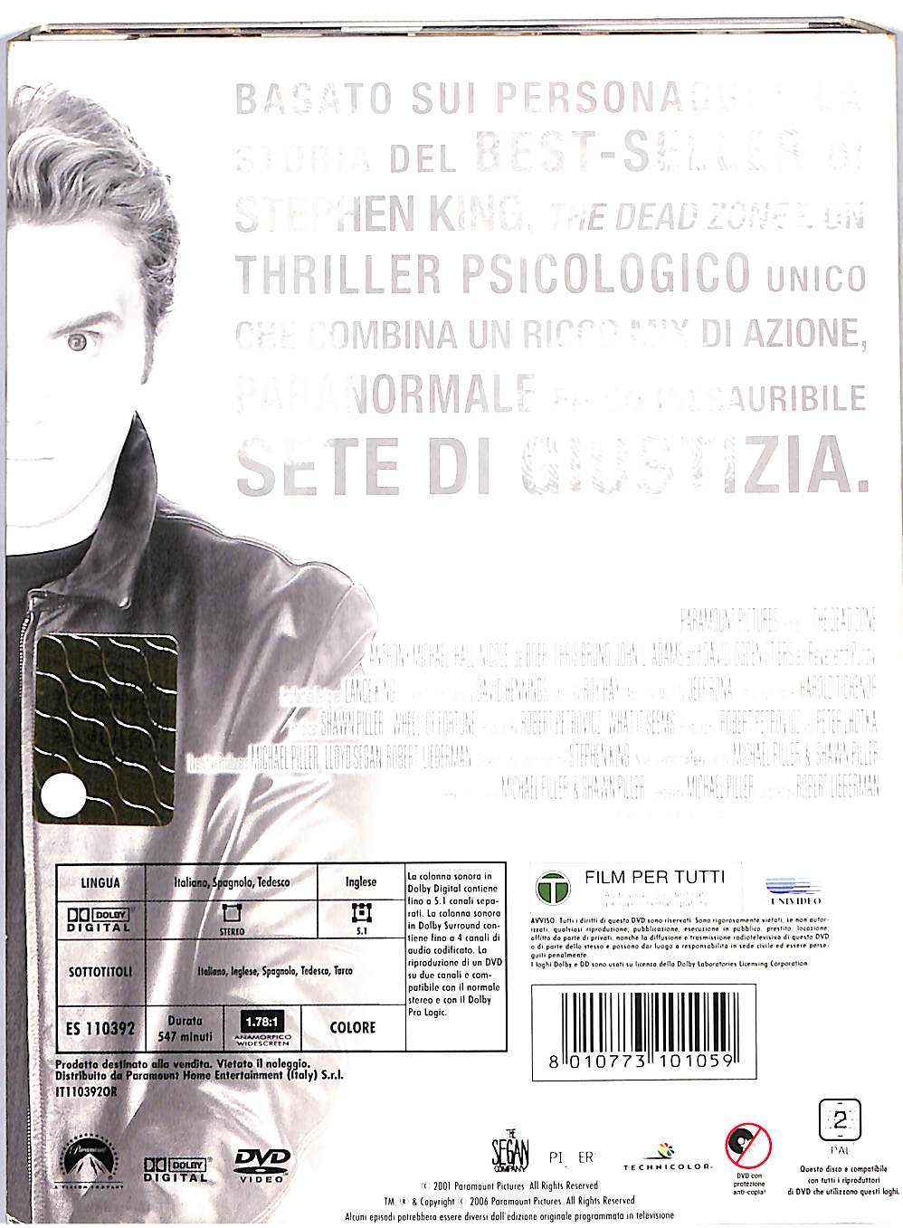 EBOND The Dead Zone - Stagione 01 DVD DB558414