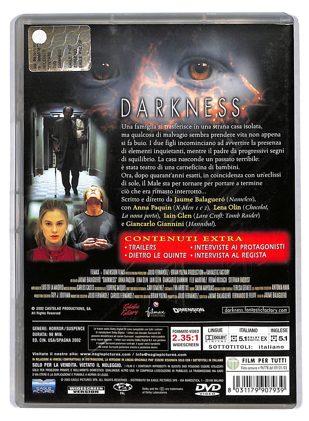EBOND Darkness DVD DB558455