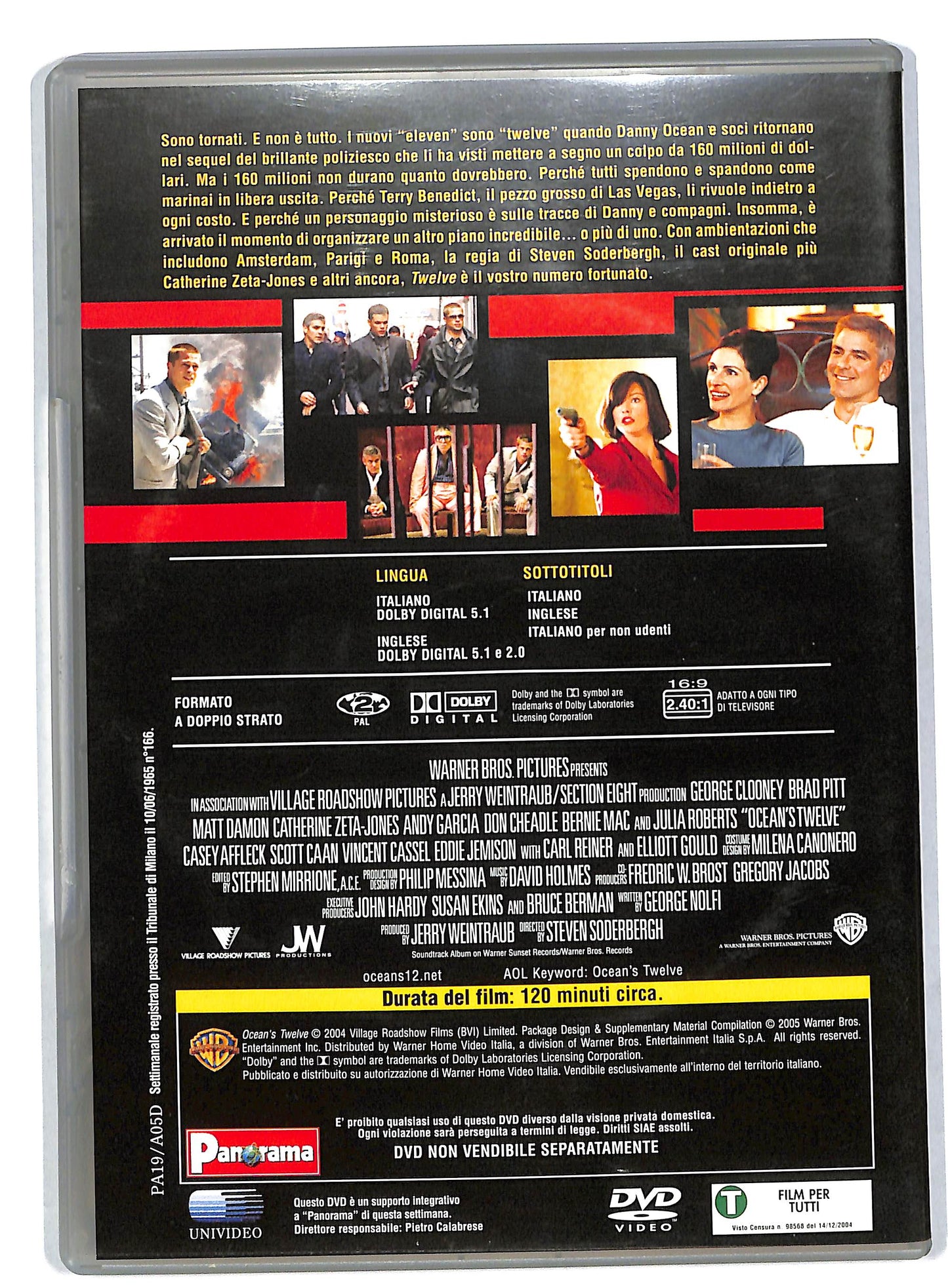 EBOND Ocean's Twelve EDITORIALE DVD DB558655