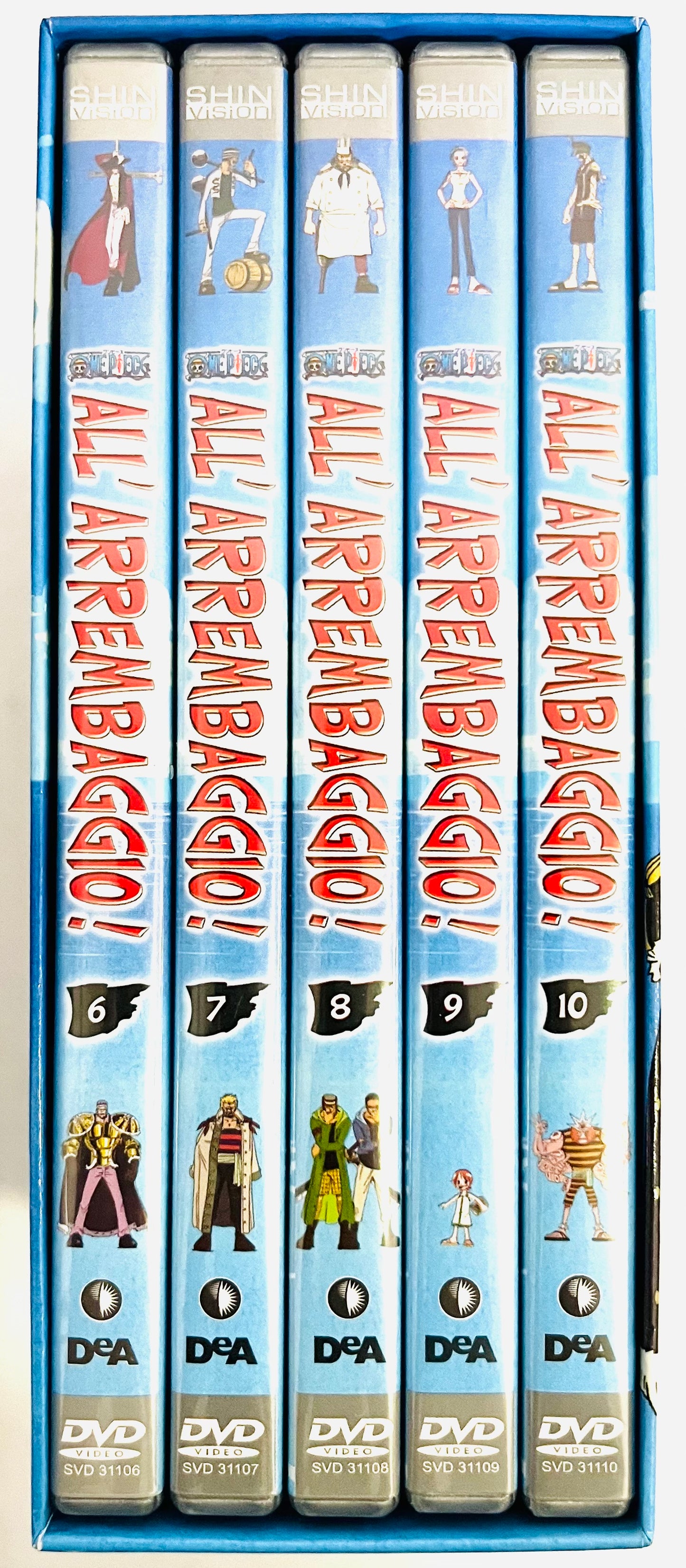 EBOND One Piece All'Arrembaggio 6 Dischi Episodi da 21 a 40 DVD DB558807