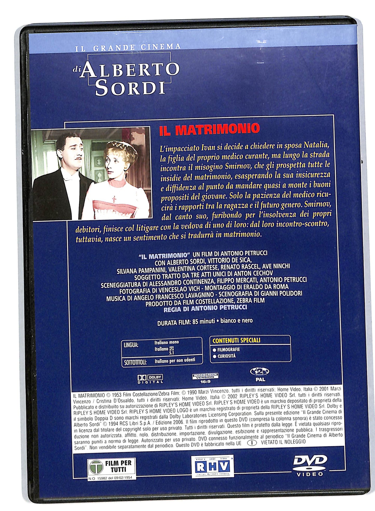 EBOND Il Matrimonio - Alberto Sordi - EDITORIALE DVD DB559017