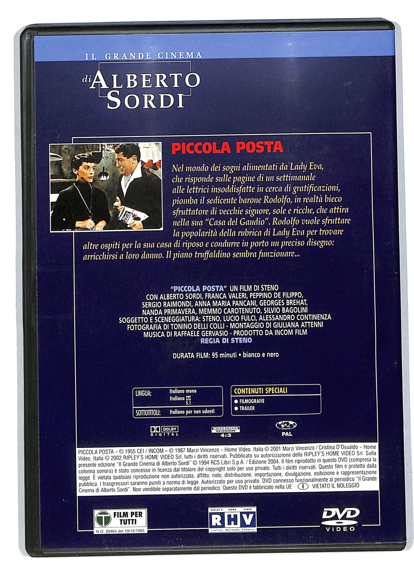 EBOND Piccola posta - Alberto Sordi - EDITORIALE DVD DB559024