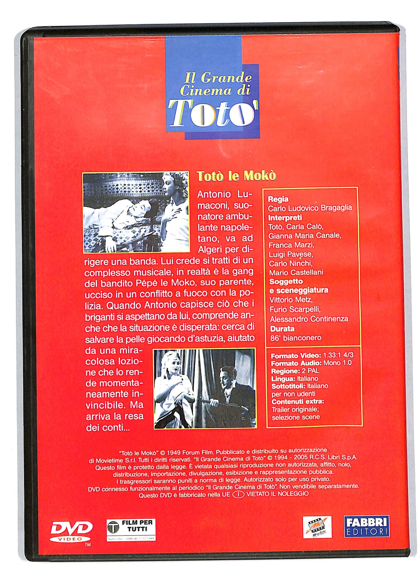 EBOND Toto le Moko EDITORIALE DVD DB559039