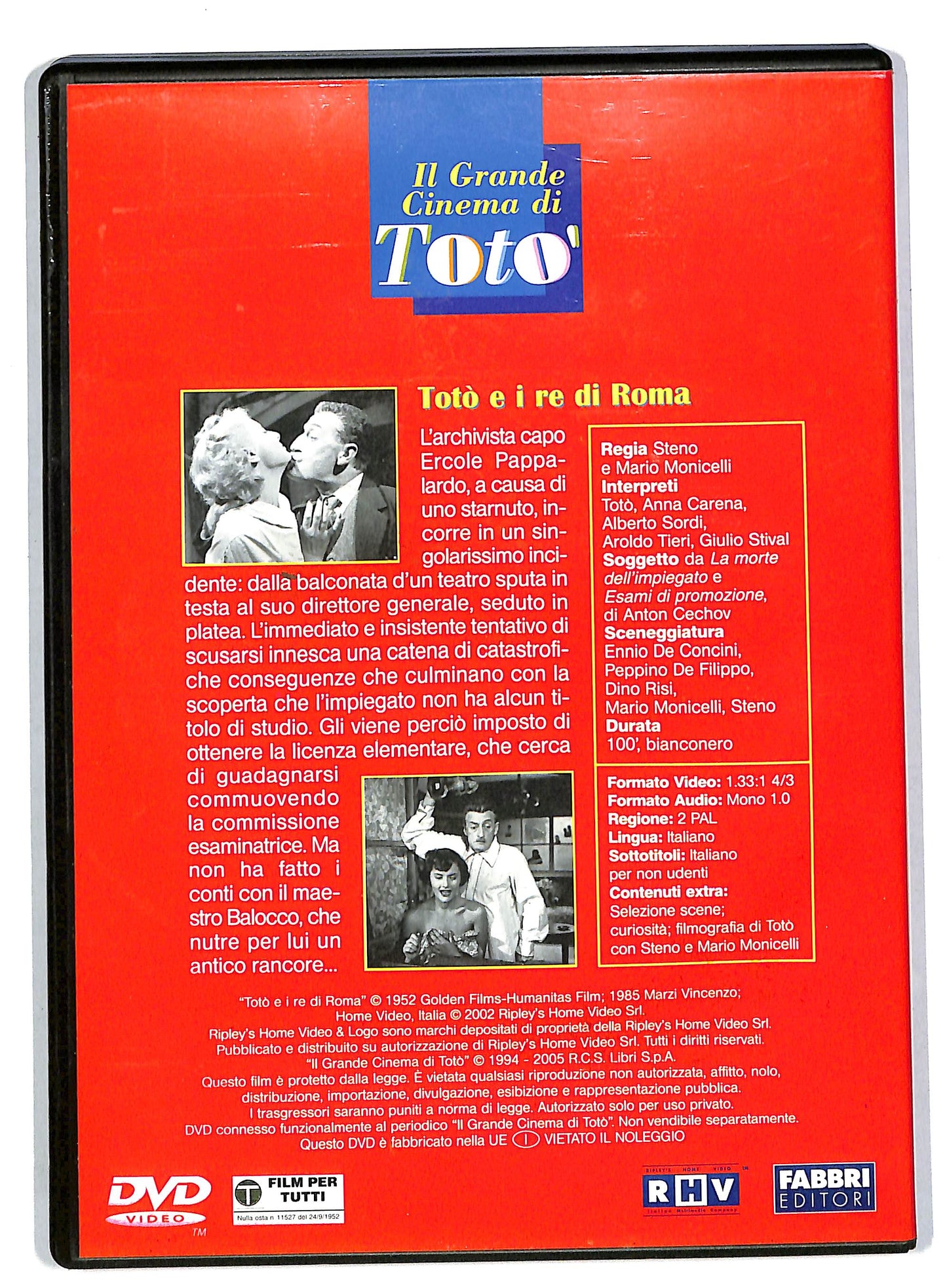 EBOND Toto e i re di Roma DVD DB559051