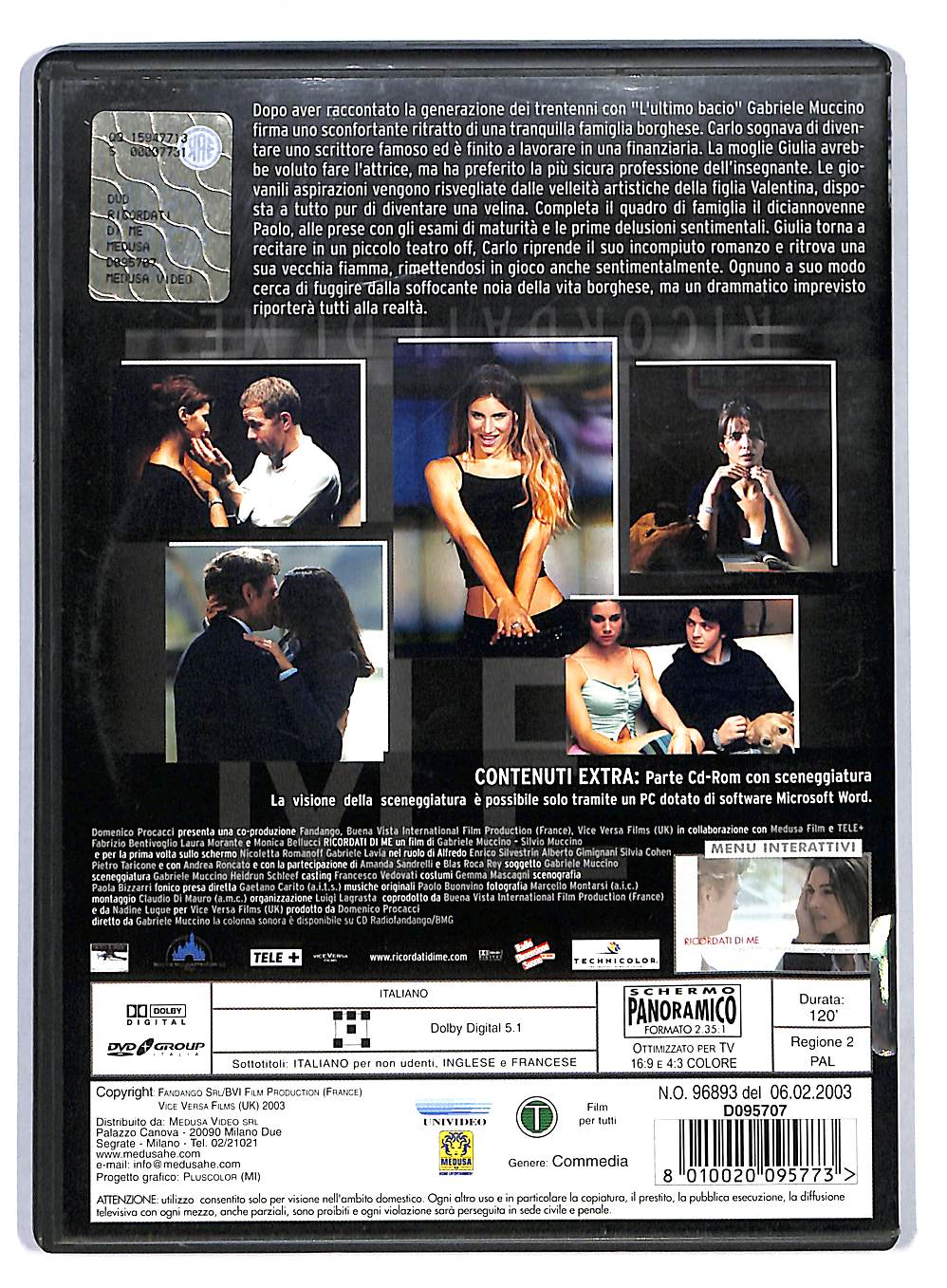 EBOND Ricordati di me NOLEGGIO DVD DB559062