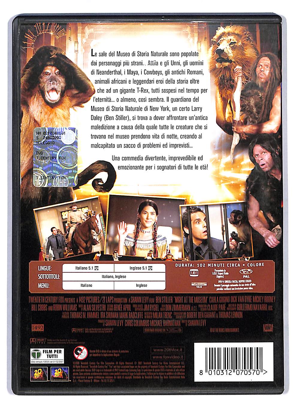 EBOND Una notte al museo - NOLEGGIO DVD DB559063