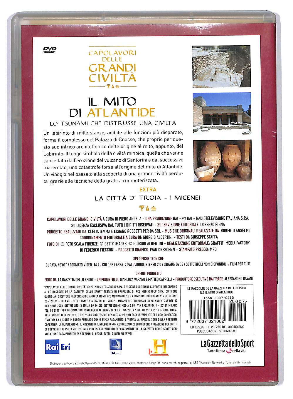EBOND Piero Angela - Grandi civilta - Il mito di Atlantide DVD DB559308