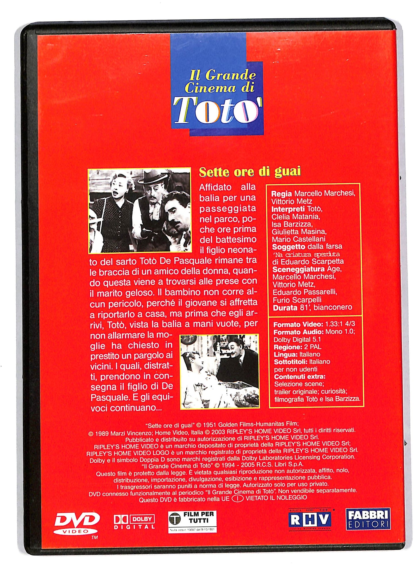 EBOND Sette ore di guai EDITORIALE DVD DB559510