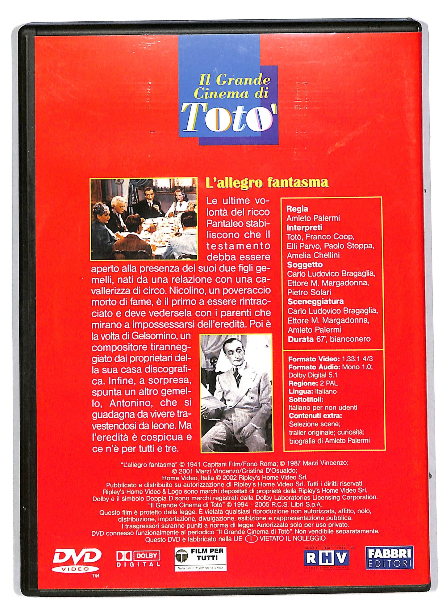 EBOND L'allegro fantasma EDITORIALE DVD DB559512