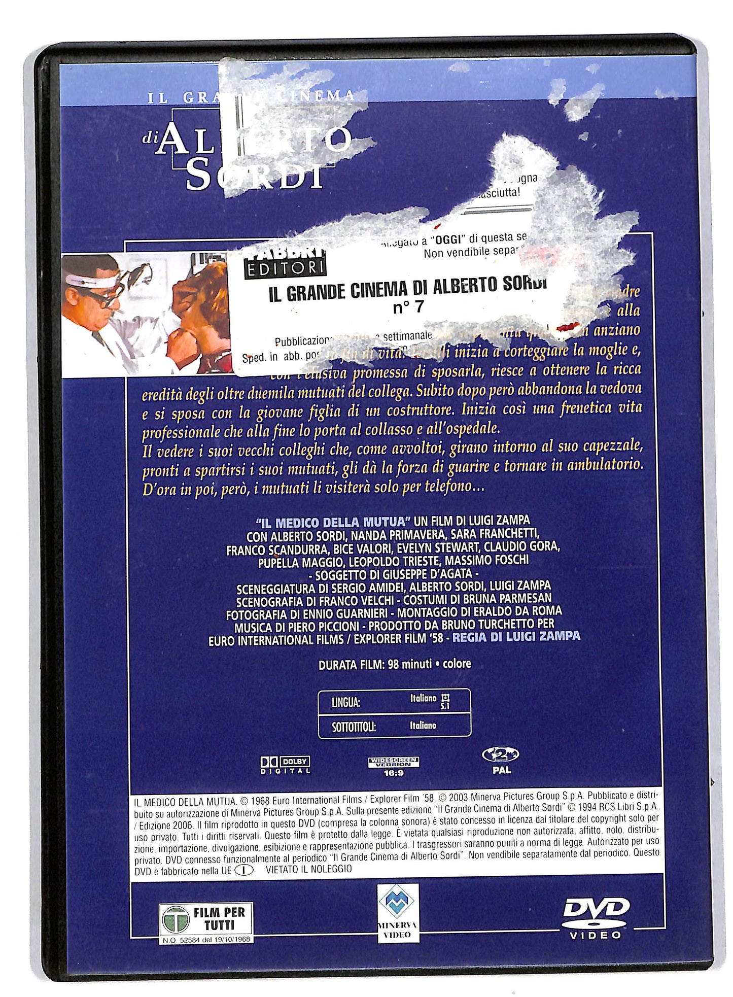 EBOND Il Medico Della Mutua DVD EDITORIALE DVD DB559515
