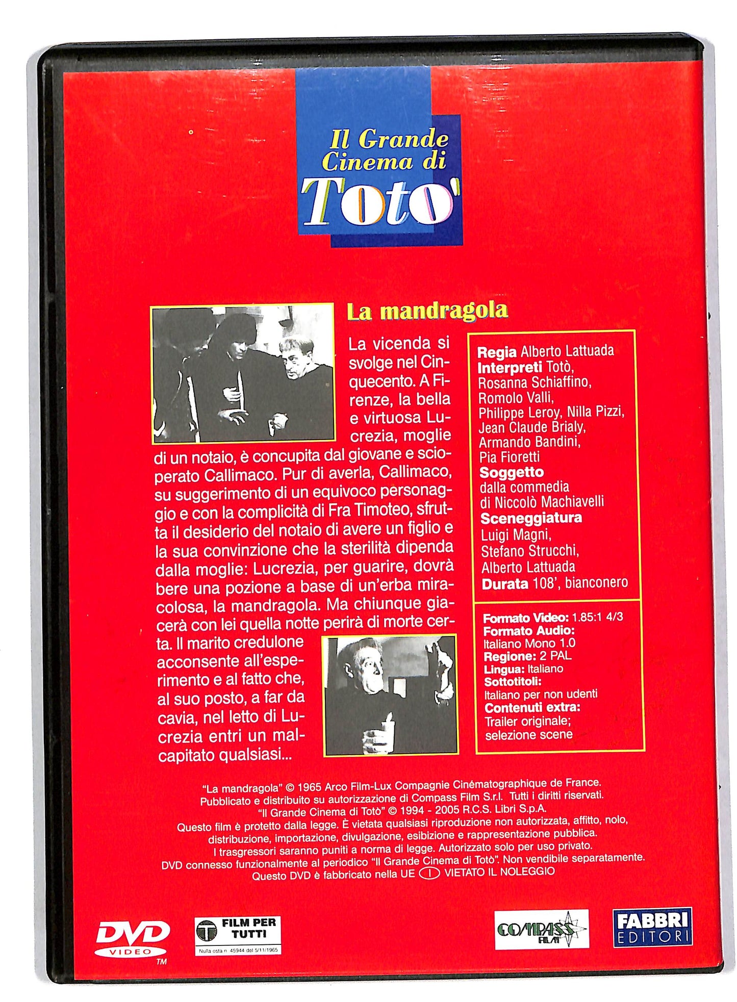 EBOND La mandragola EDITORIALE DVD DVD DB559518