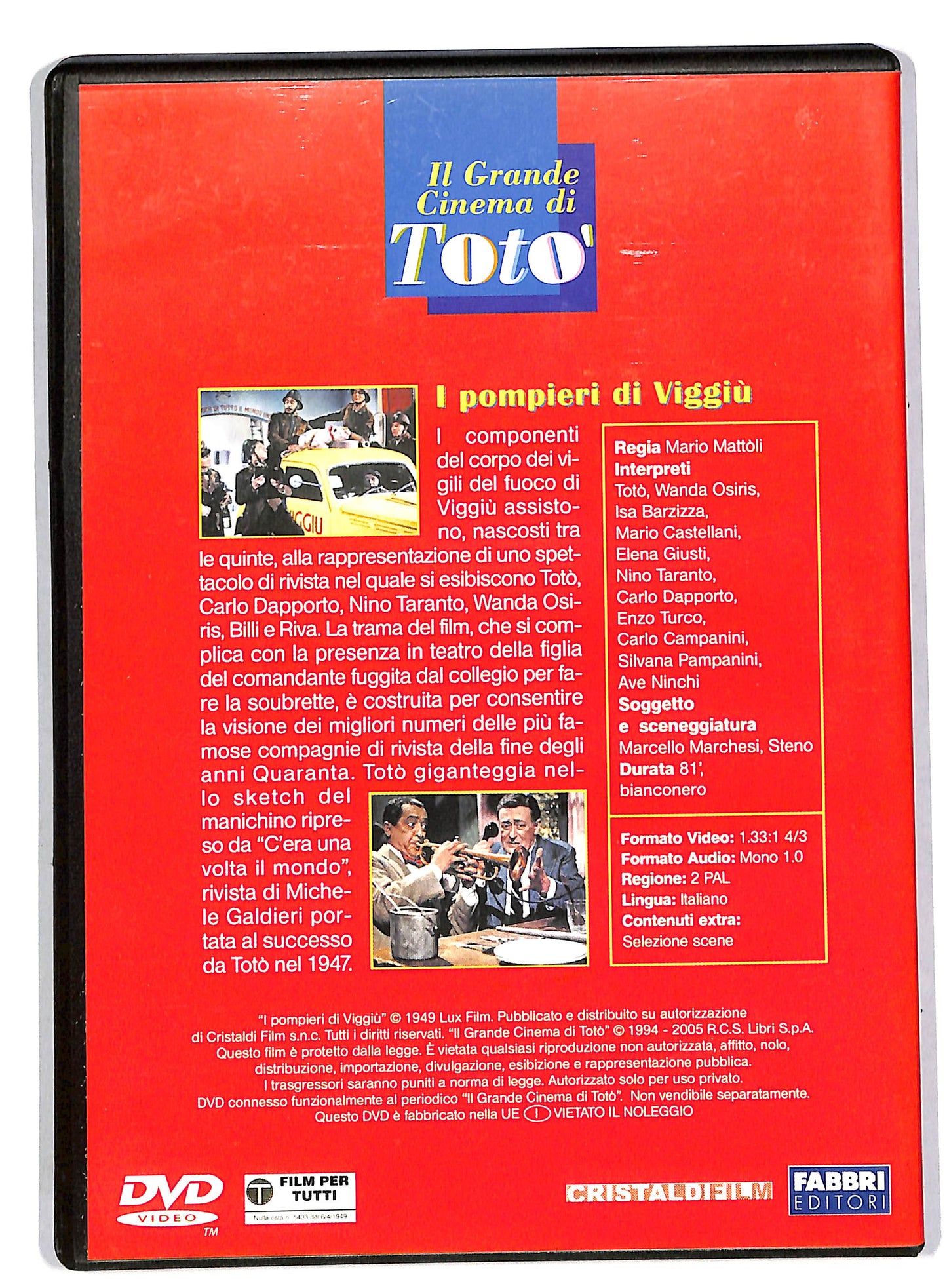 EBOND I pompieri di Viggiu EDITORIALE DVD DB559519