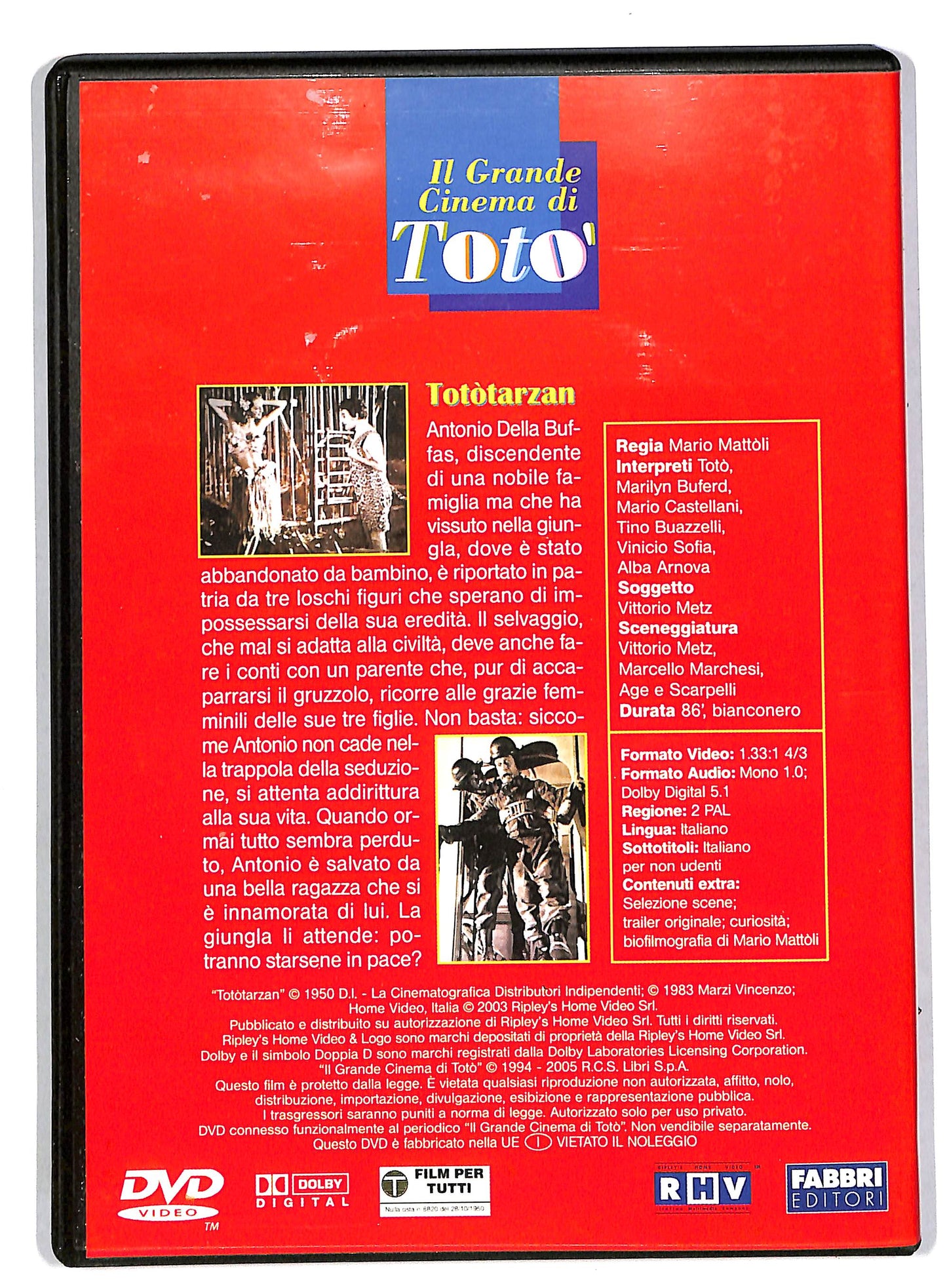 EBOND Toto tarzan EDITORIALE DVD DVD DB559530