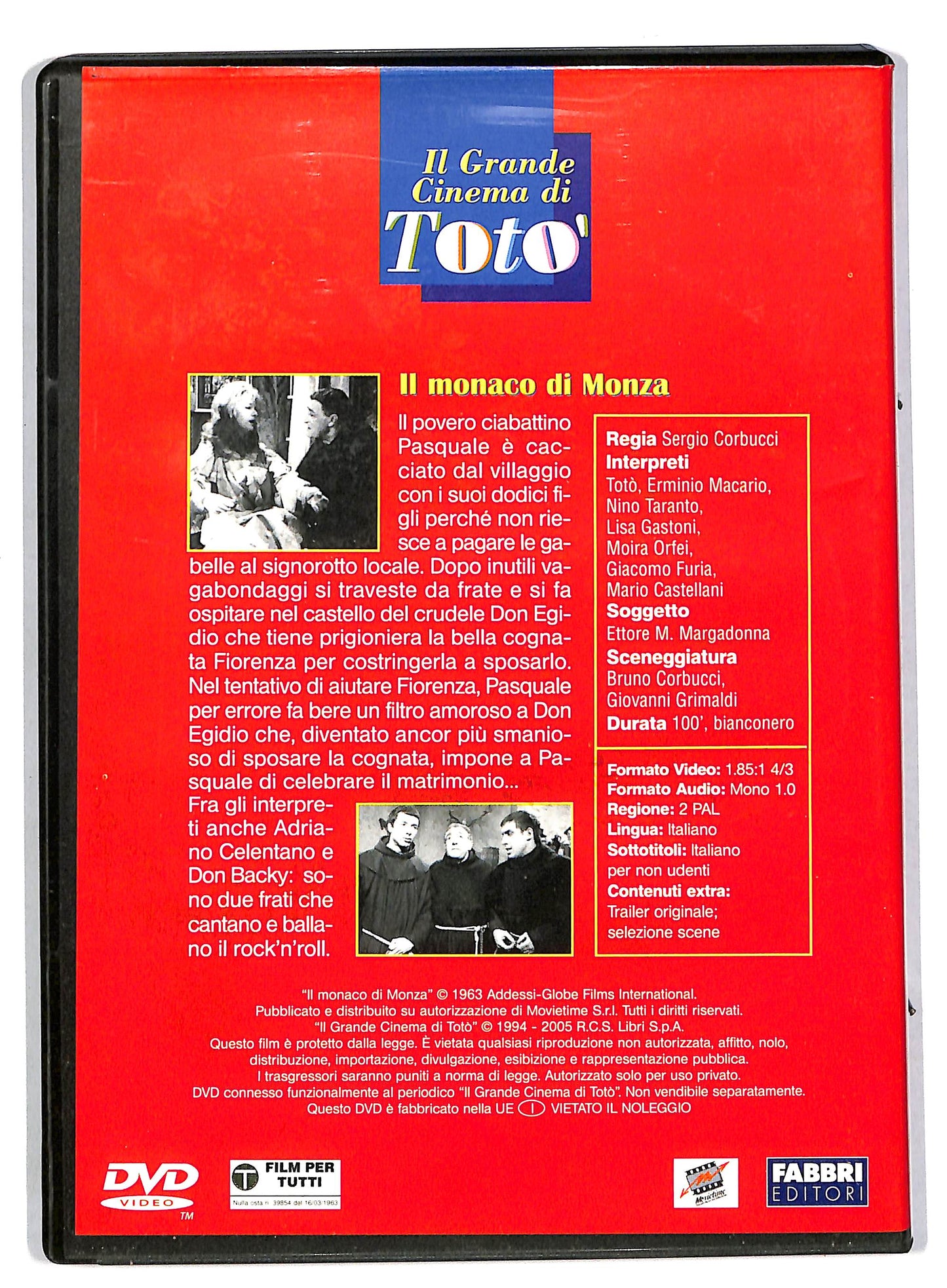 EBOND Il monaco di Monza EDITORIALE DVD DB559533