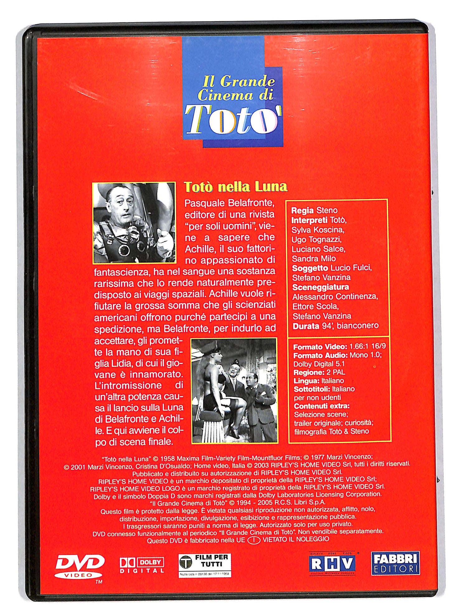 EBOND Toto nella luna EDITORIALE DVD DB559535